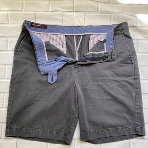 Johnston & Murphy Mens Shorts Navy Flat Front 38